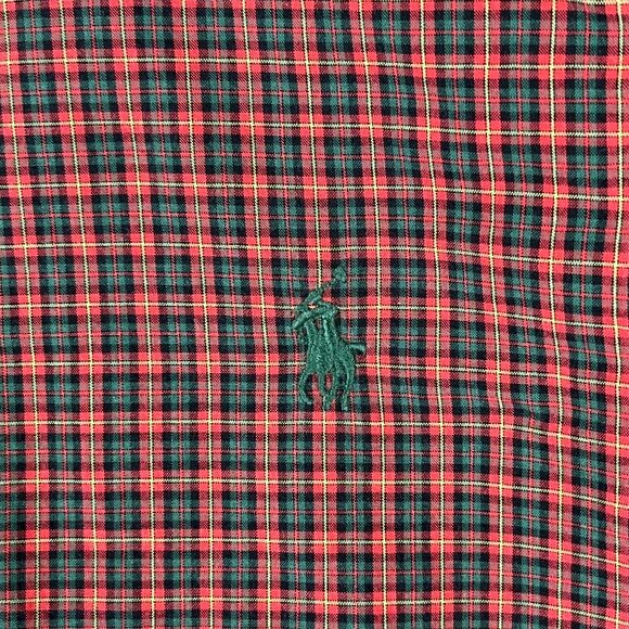 Ralph Lauren Shirt Medium Boys Basic Plaid Button-Down Long-Sleeve - Picture 4 of 12